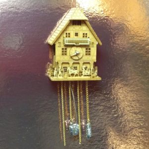 Bastelset Holz Kuckuckuhr Fachwerk M 1 : 12