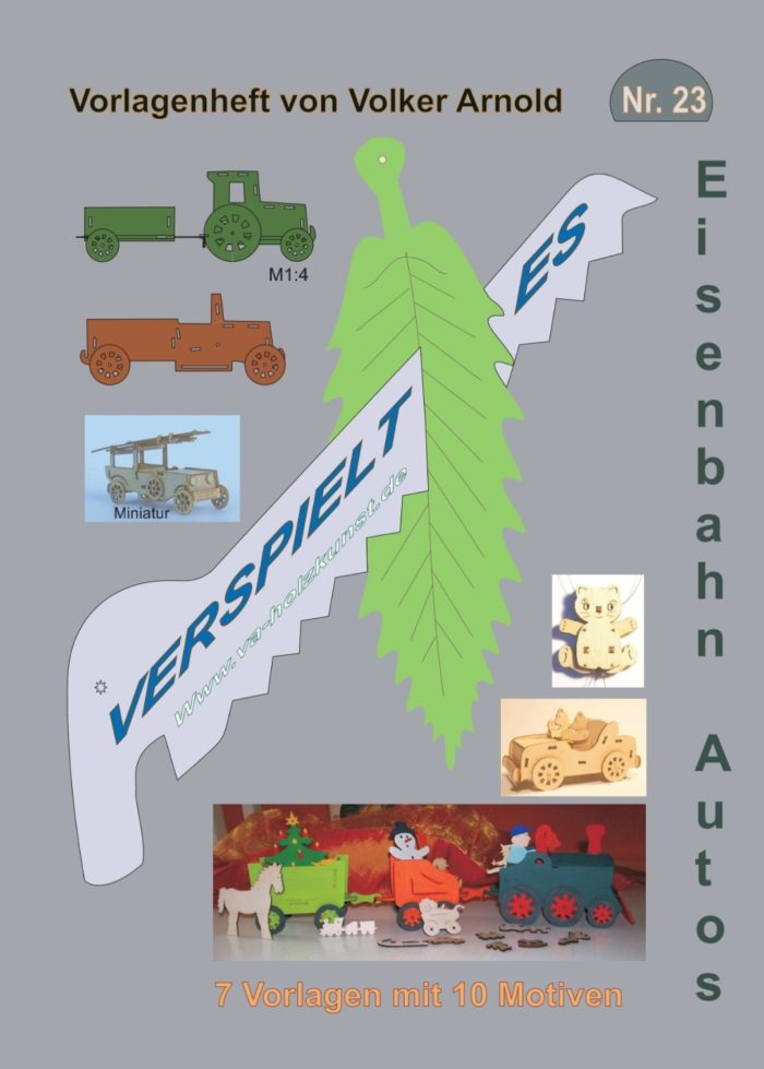 CD Sammlung Laubsaegevorlagenbuch Nr. 20 bis Nr. 24