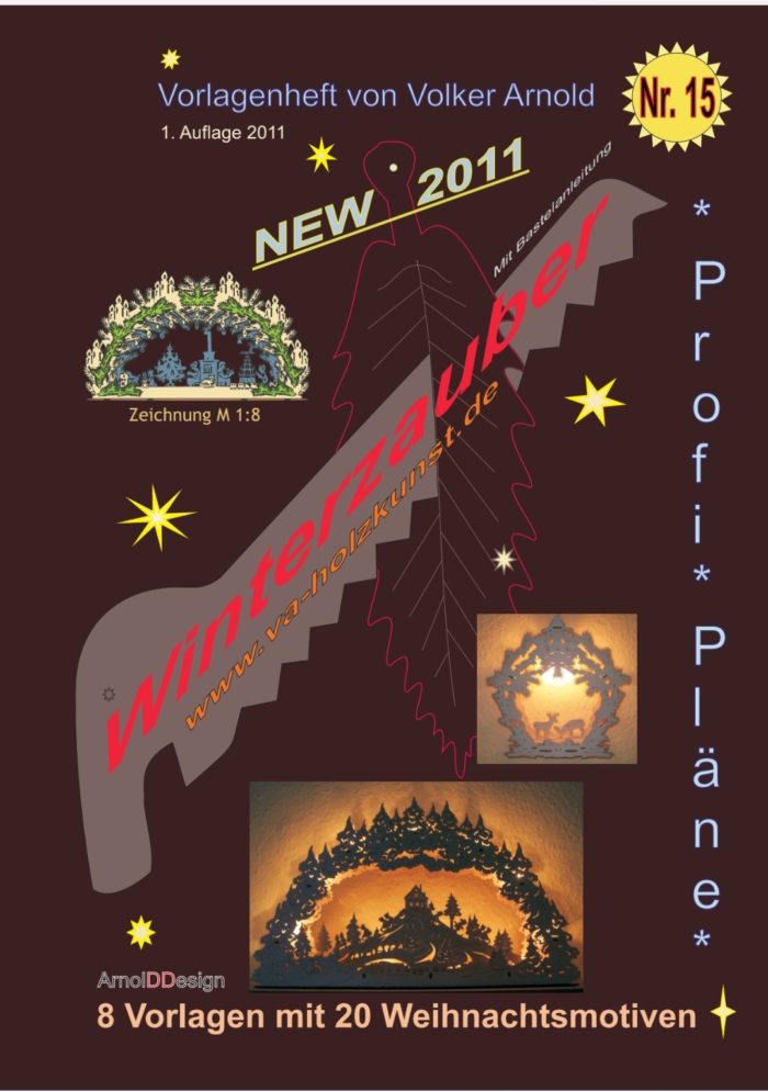 Laubsaegevorlagenbuch Nr. 15 Winterzauber Profi Pläne