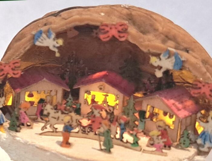 Bastelset Miniatur Markt für Walnuss M 1 : 450 – Bild 3