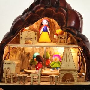 Thikanuss beleuchtetes Haus Schneewittchen und 7 Zwerge M 1:144 – Bild 2