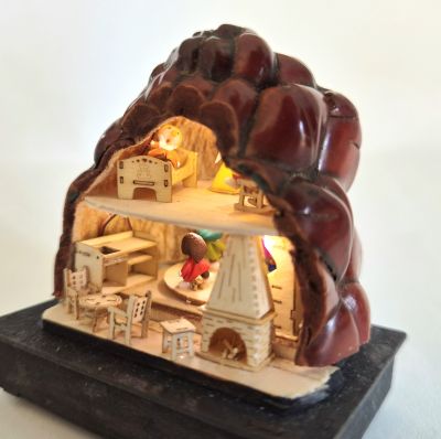 Thikanuss beleuchtetes Haus Schneewittchen und 7 Zwerge M 1:144 – Bild 3